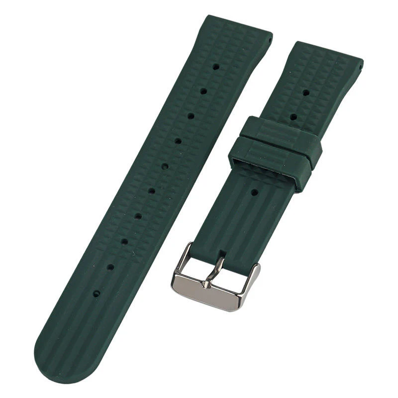 Halifax Watch Bands - Seiko Style Waffle Silicone Band - Image 5