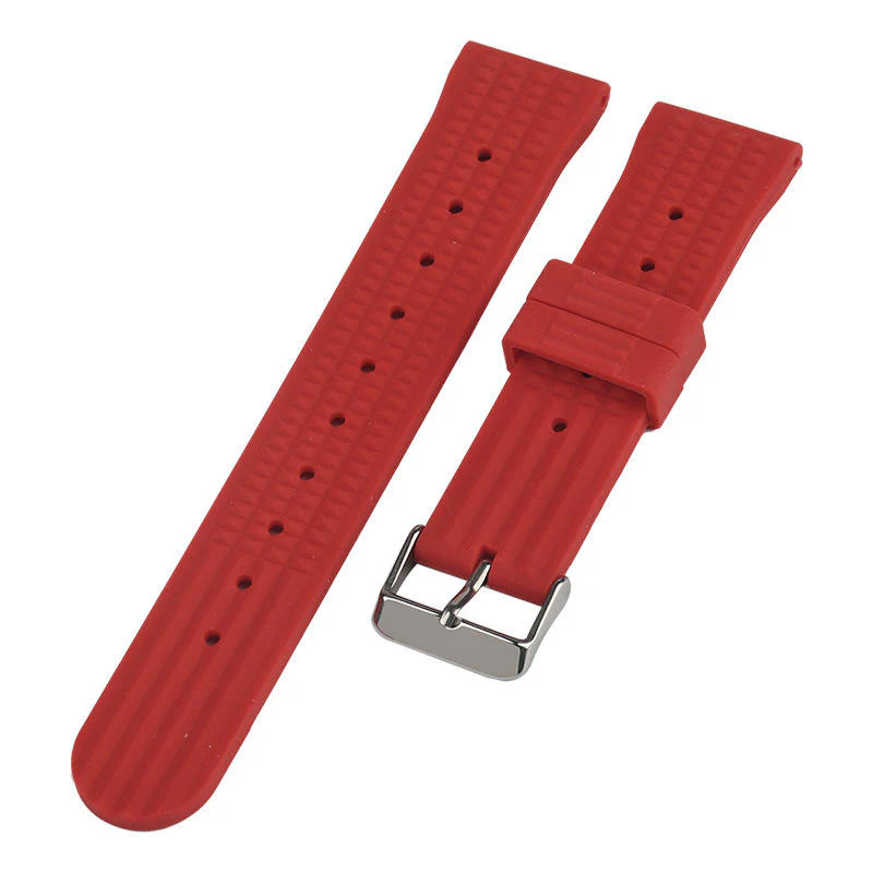 Halifax Watch Bands - Seiko Style Waffle Silicone Band - Image 7