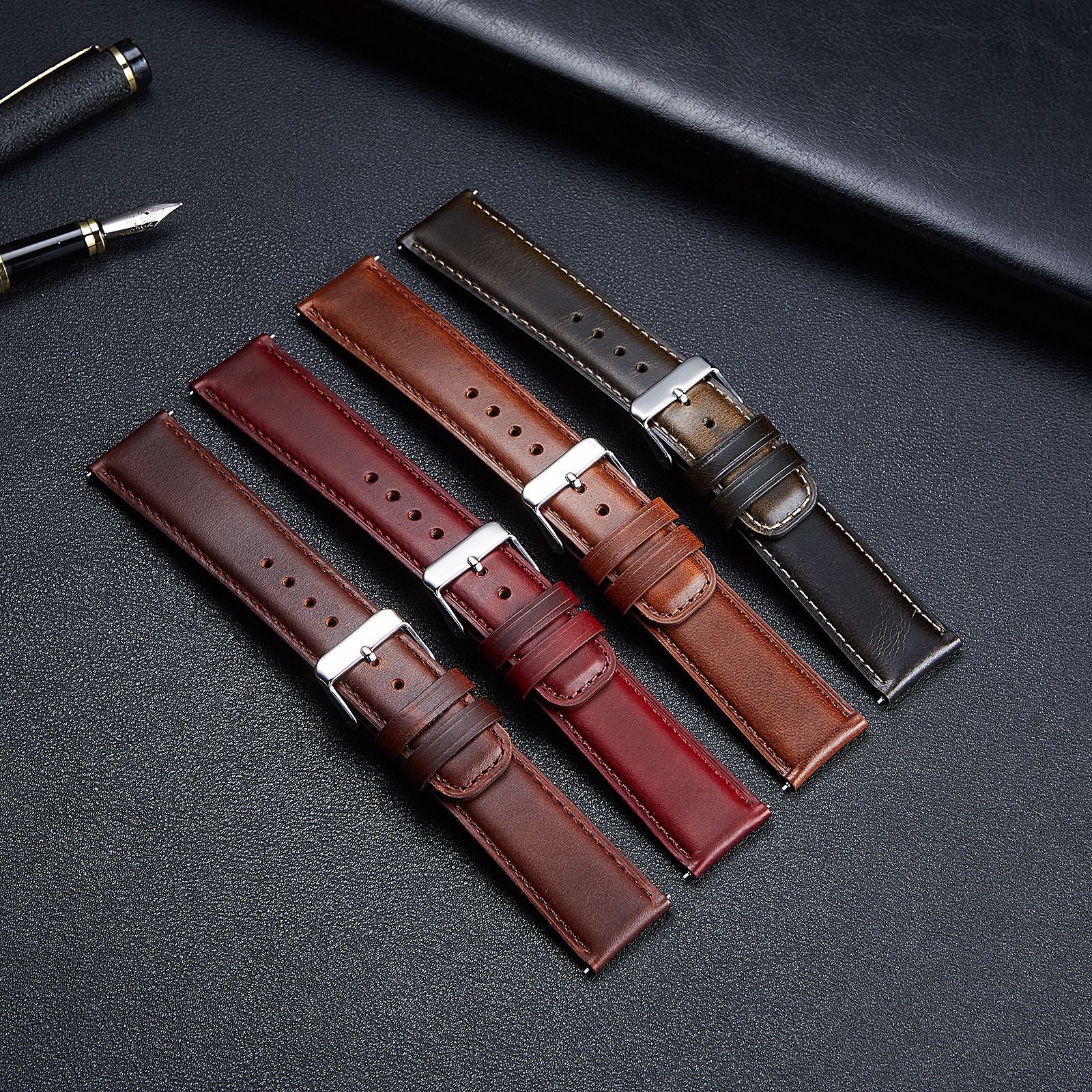 Halifax Watch Bands - Vintage Oil Waxed Leather - Image 2