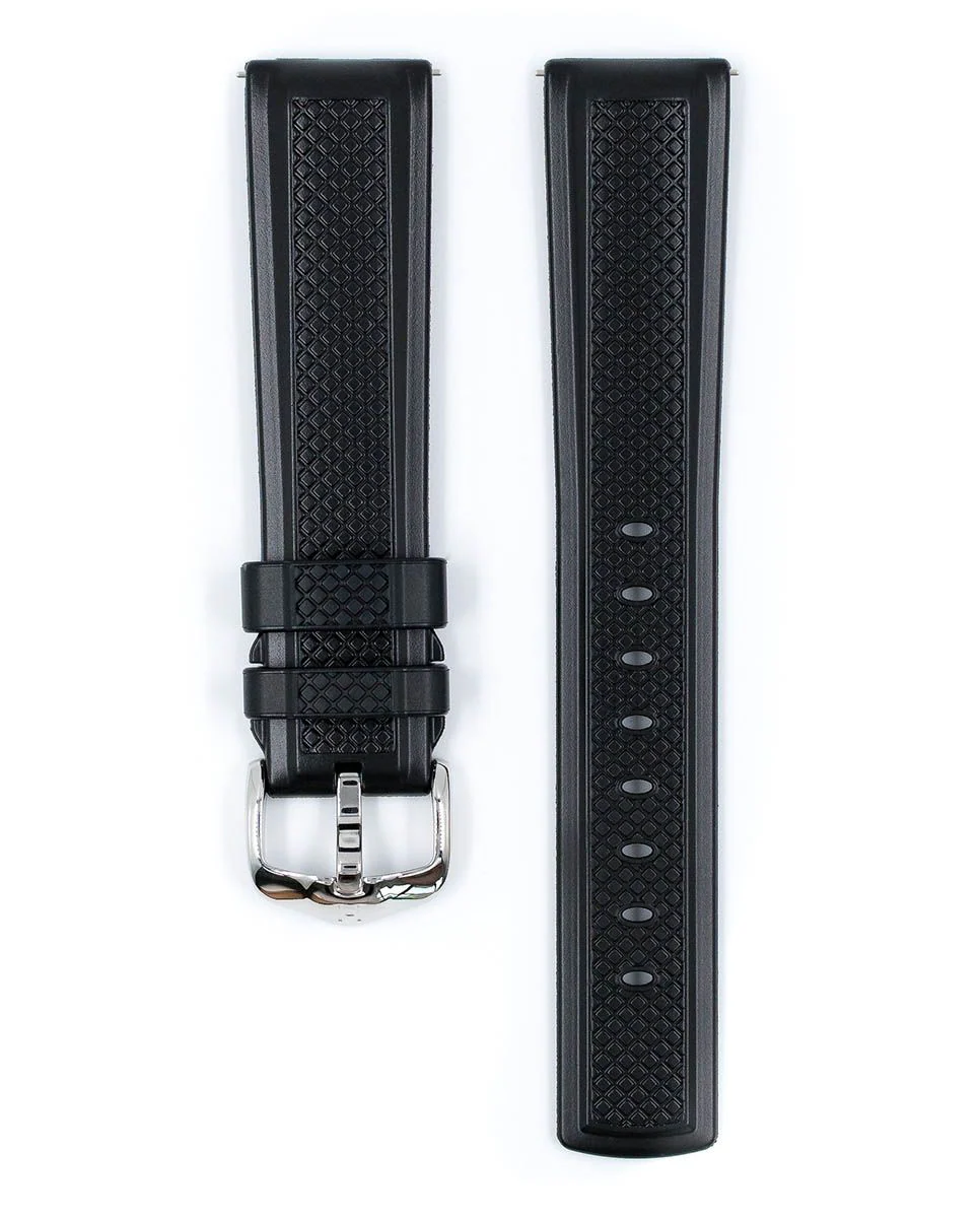 Hirsch Accent - Premium Caoutchouc Watch Strap - Image 2