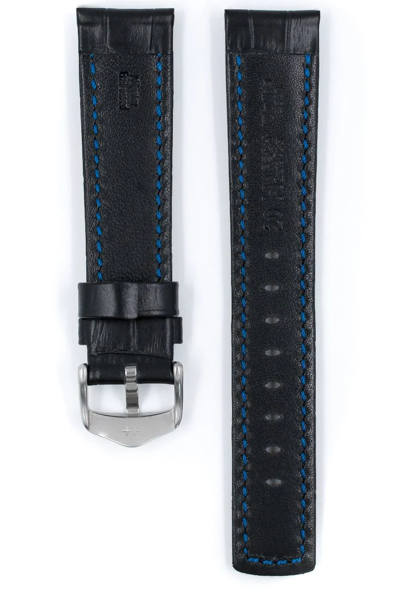 Hirsch GRAND DUKE Alligator Embossed Sport Watch Strap - Image 7