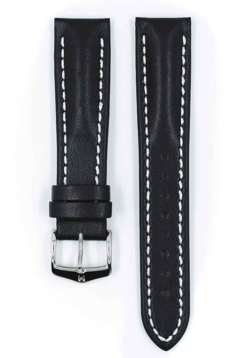 Hirsch HEAVY CALF Water-Resistant Calf Leather Watch Strap - Image 5