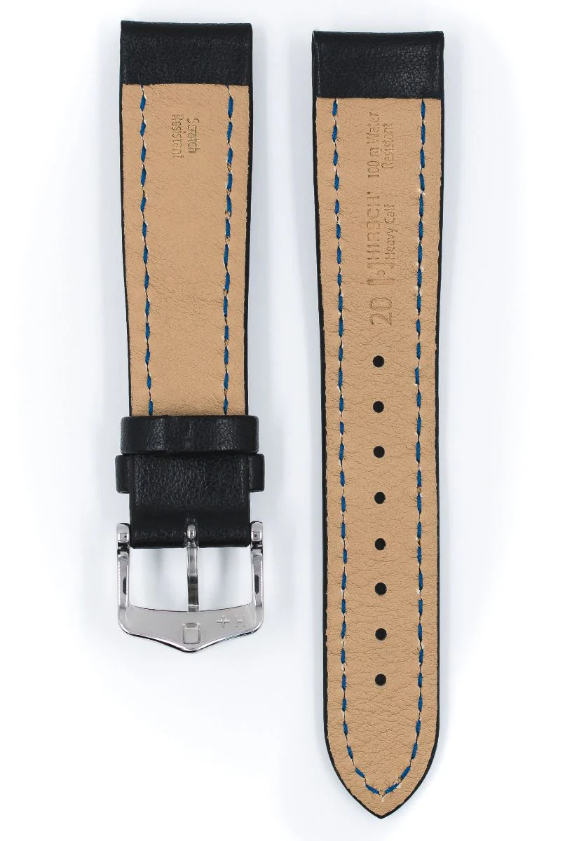 Hirsch HEAVY CALF Water-Resistant Calf Leather Watch Strap - Image 6