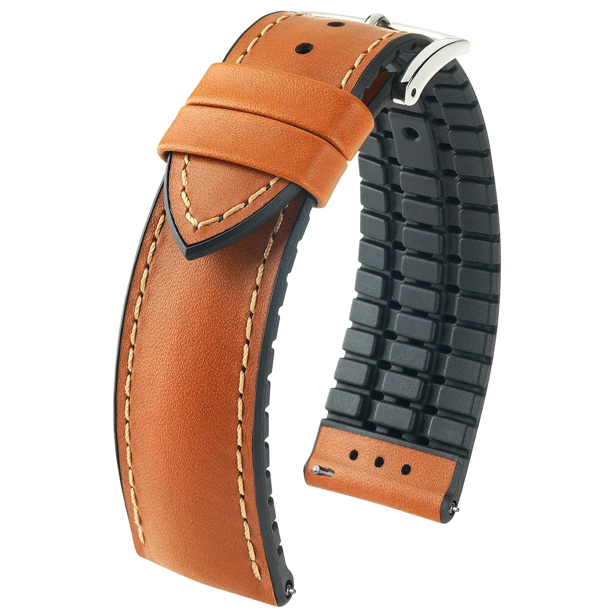 Hirsch JAMES Calf Leather Performance Watch Strap - Image 3