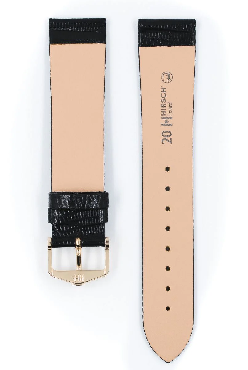 Hirsch LIZARD Leather Watch Strap - Image 3