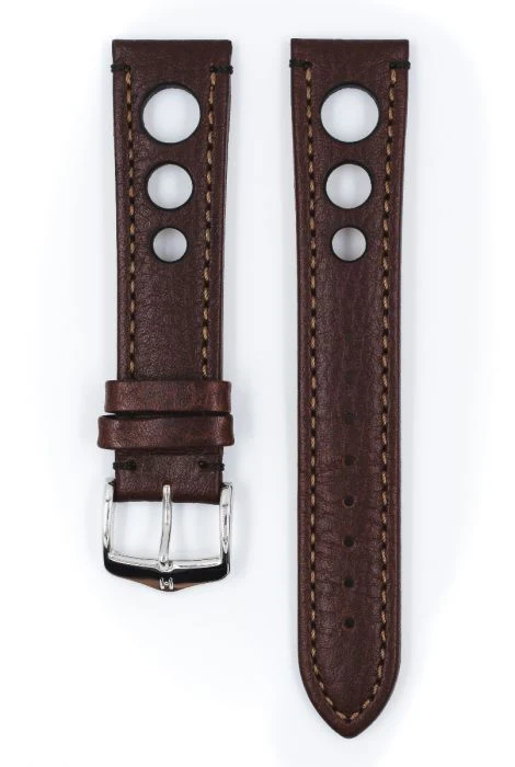 Hirsch RALLY Natural Leather Racing Watch Strap - Image 11