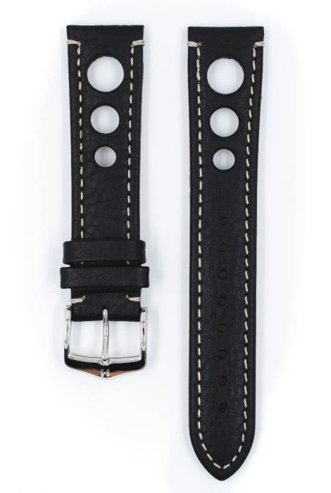 Hirsch RALLY Natural Leather Racing Watch Strap - Image 8