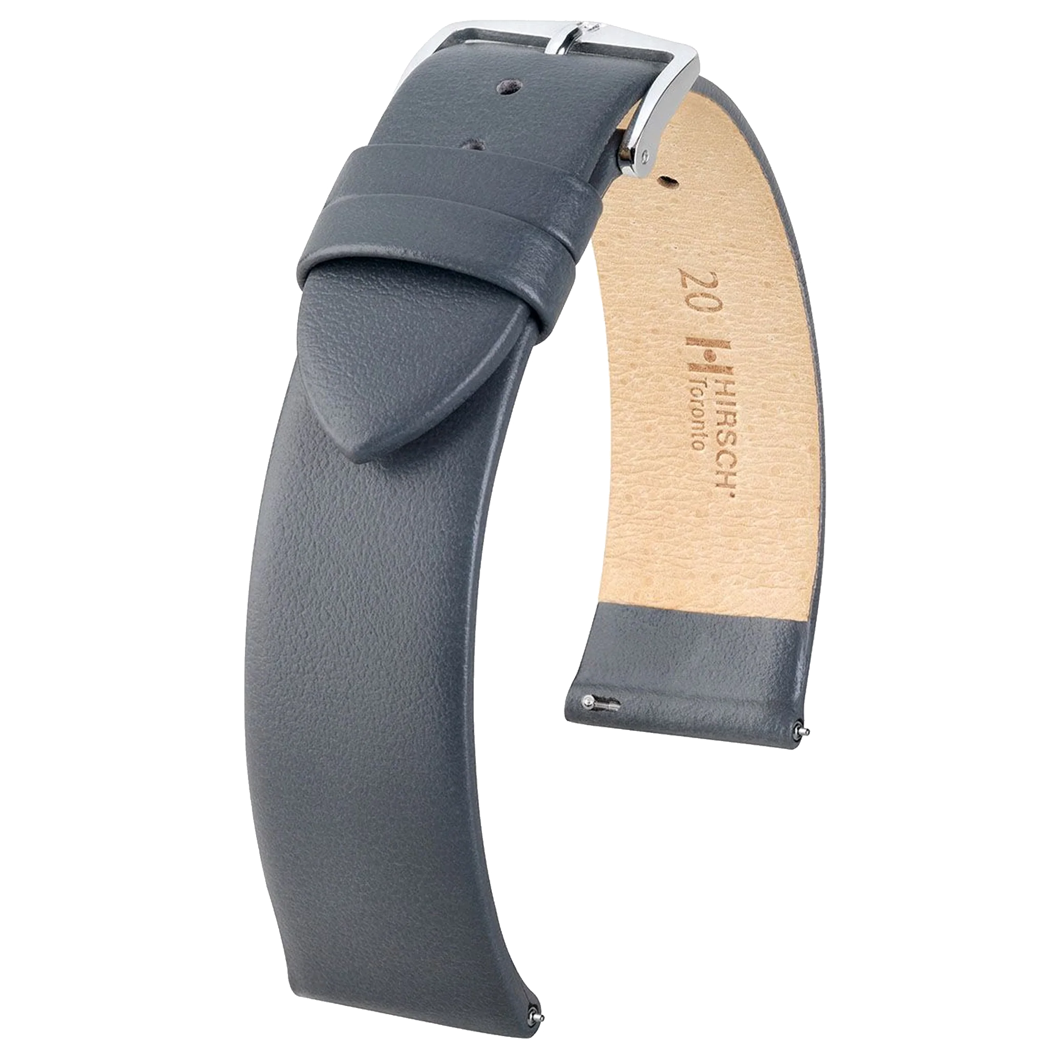 Hirsch Toronto Fine Grained Leather Watch Strap - Image 5