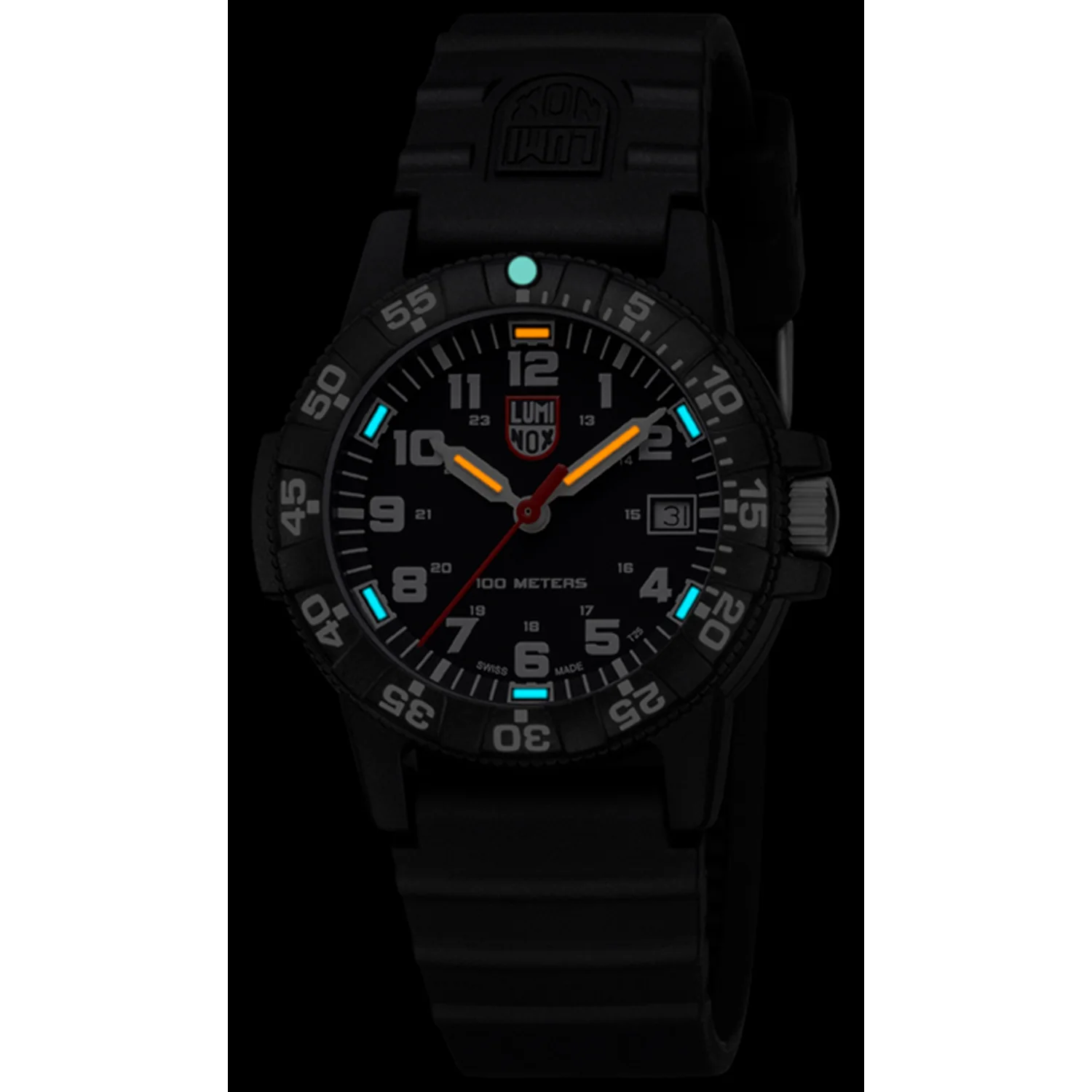Luminox Navy Seal Watch - 0300 Series Sea Turtle Black/White - Image 2