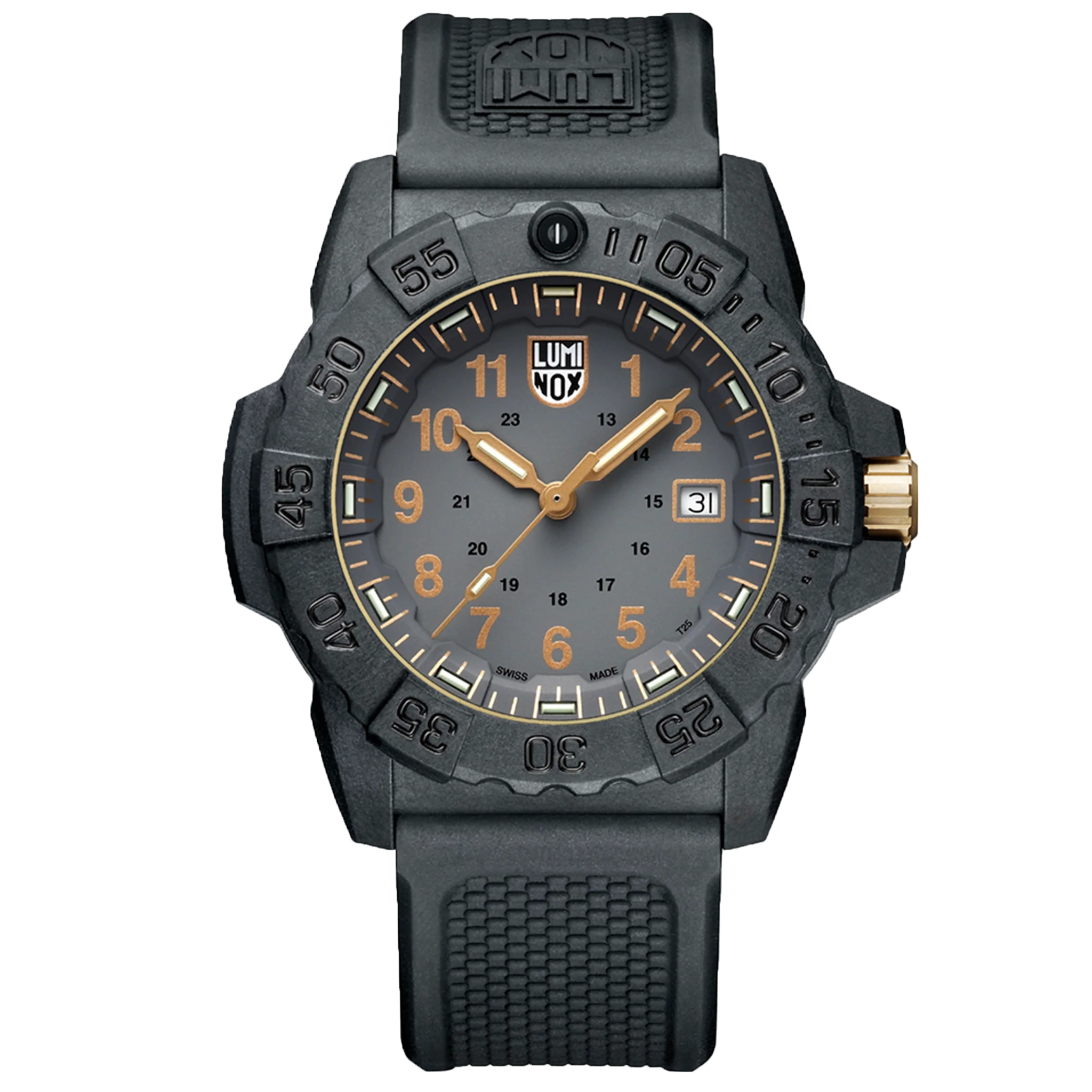 Luminox Navy Seal Watch - 3500 Series Black & Gold