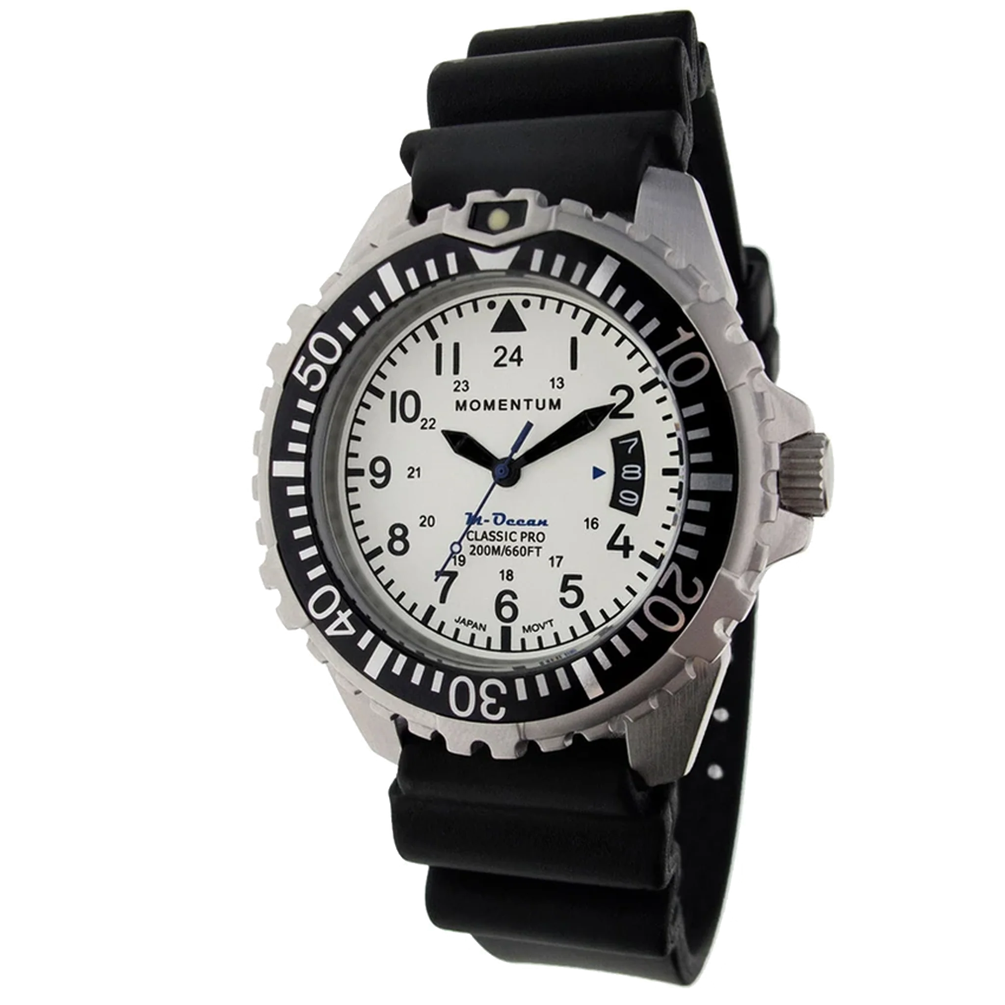 Momentum M-Ocean - White Dial with Black Rubber