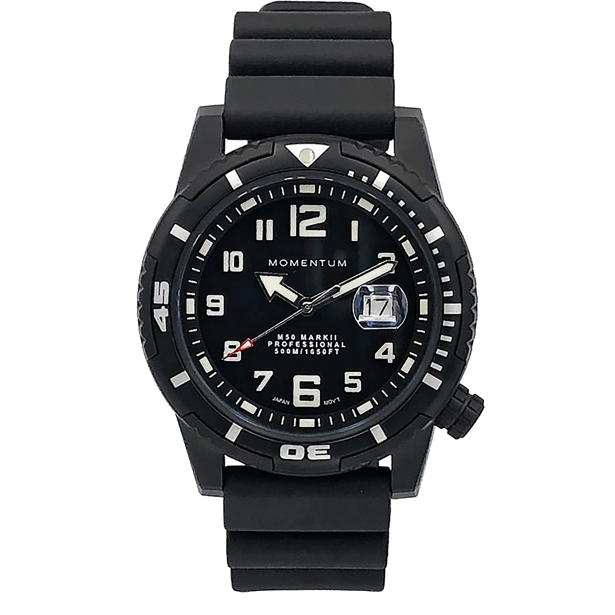 Momentum Watch - M50 Military Dive - Black Steel