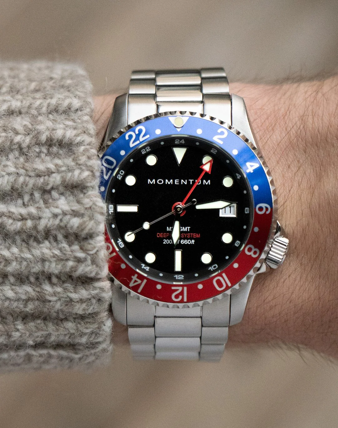 Momentum M20 GMT DSS - "Pepsi" Bezel - Image 2