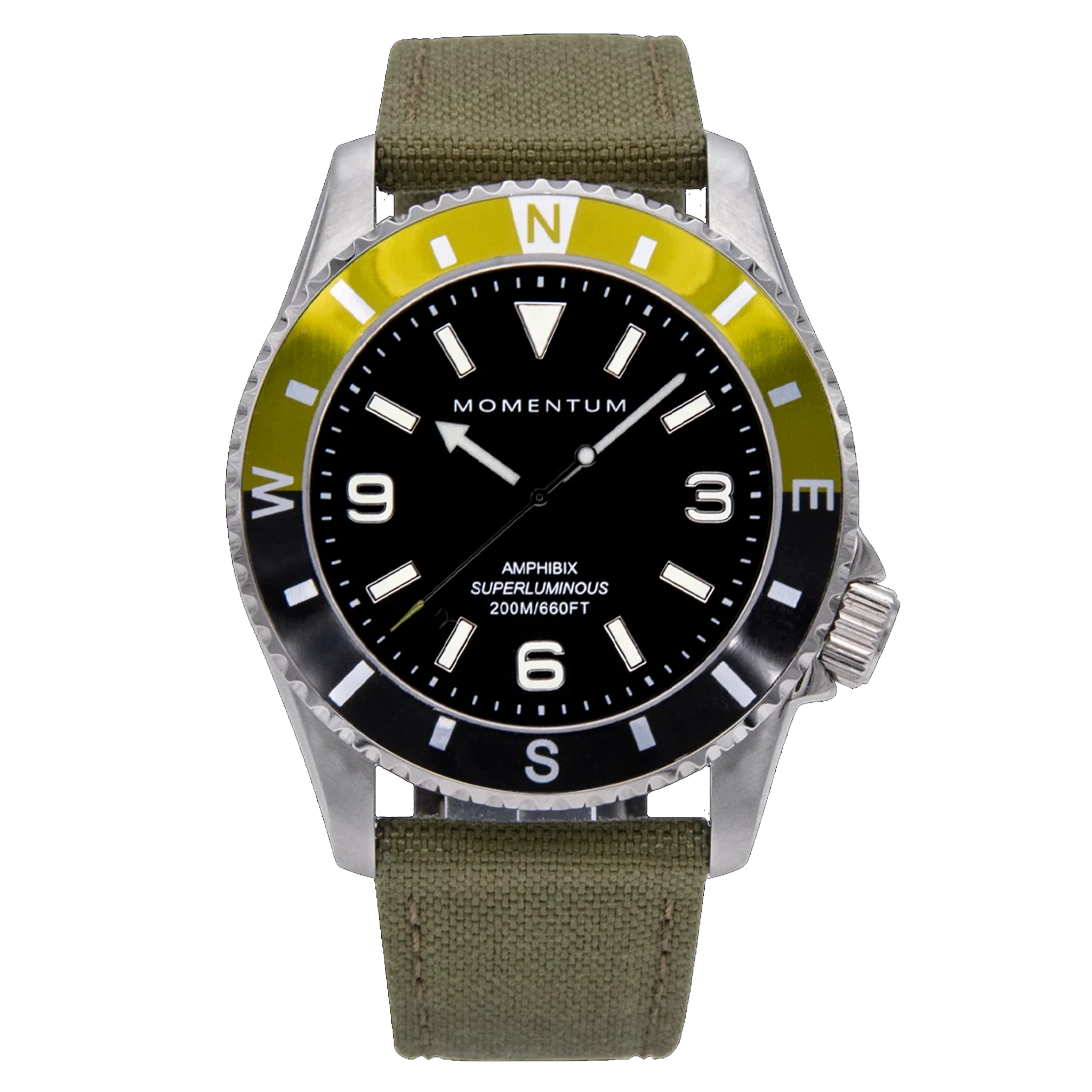 Momentum Amphibix - Green & Black Bezel