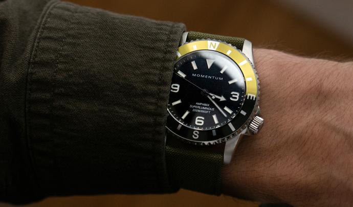 Momentum Amphibix - Green & Black Bezel - Image 3