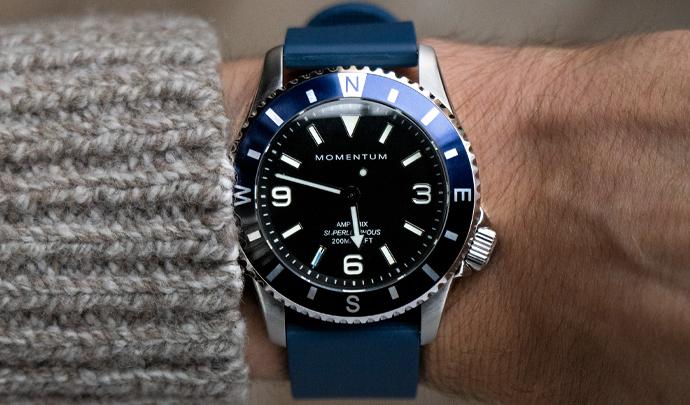 Momentum Amphibix - Blue & Black Bezel - Image 3