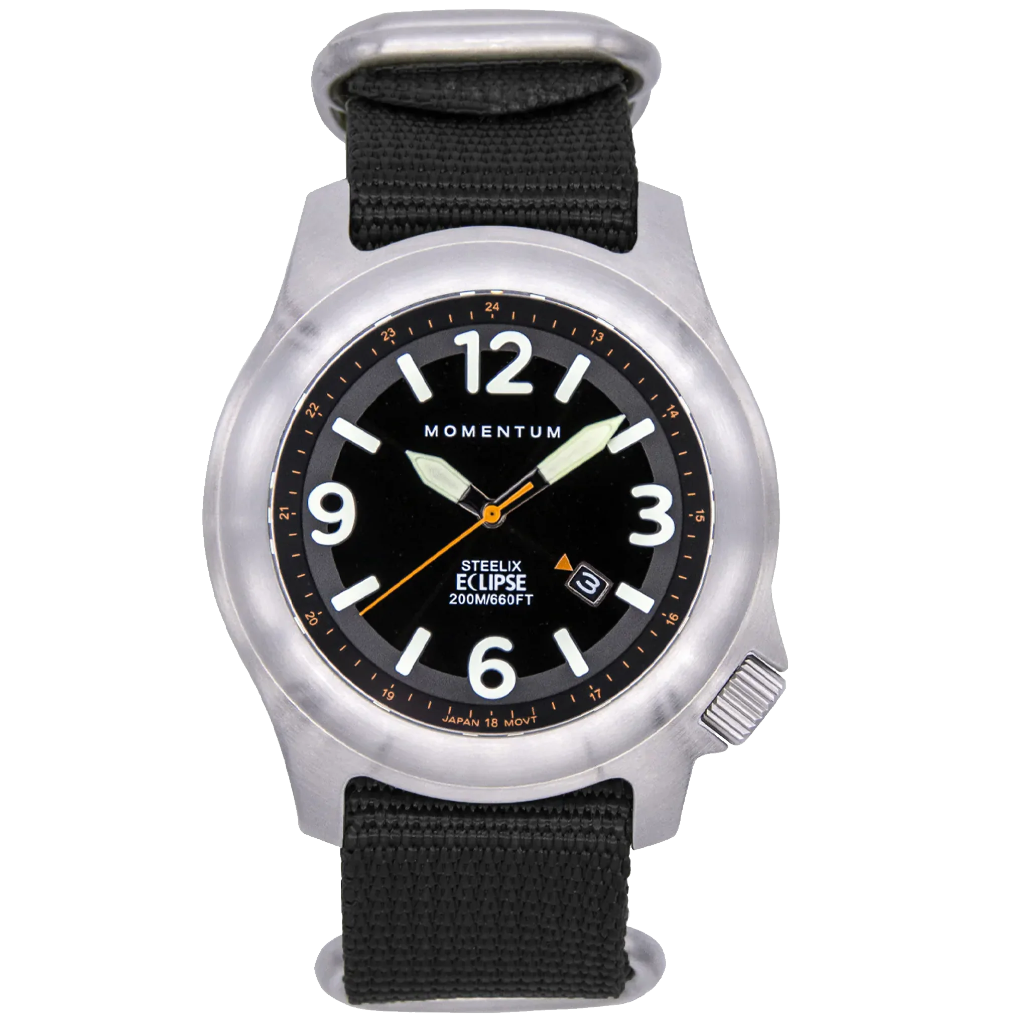Momentum Steelix Eclipse Solar - Black Dial