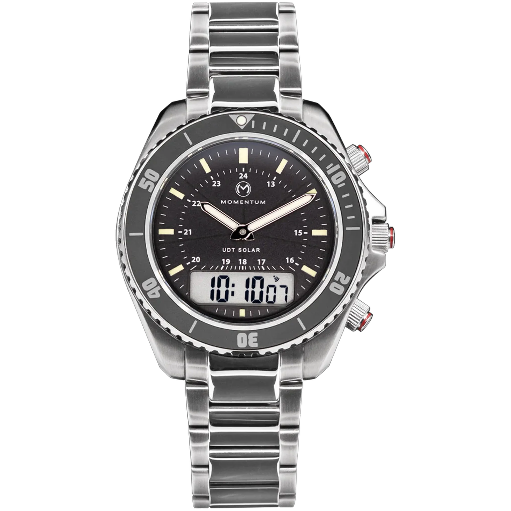 Momentum UDT SS Solar - Black Dial