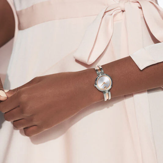Movado Aleena 27mm - Two-Tone Rose Gold - Image 4