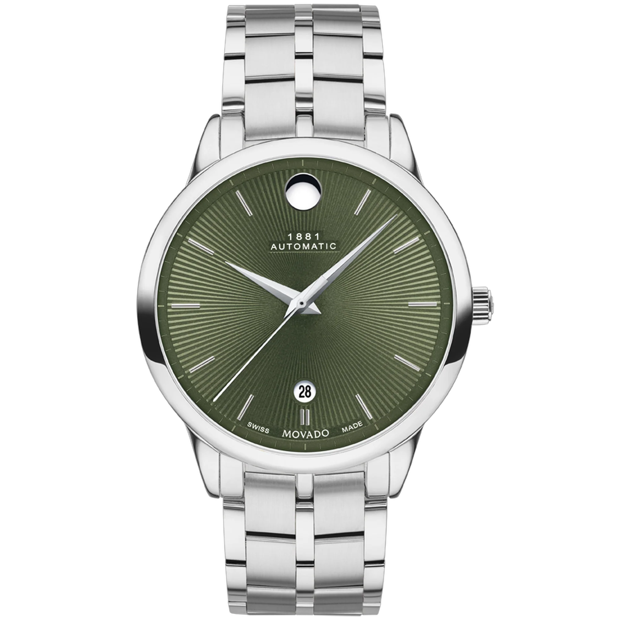 Movado 1881 Automatic - Stainless Steel with Green Dial