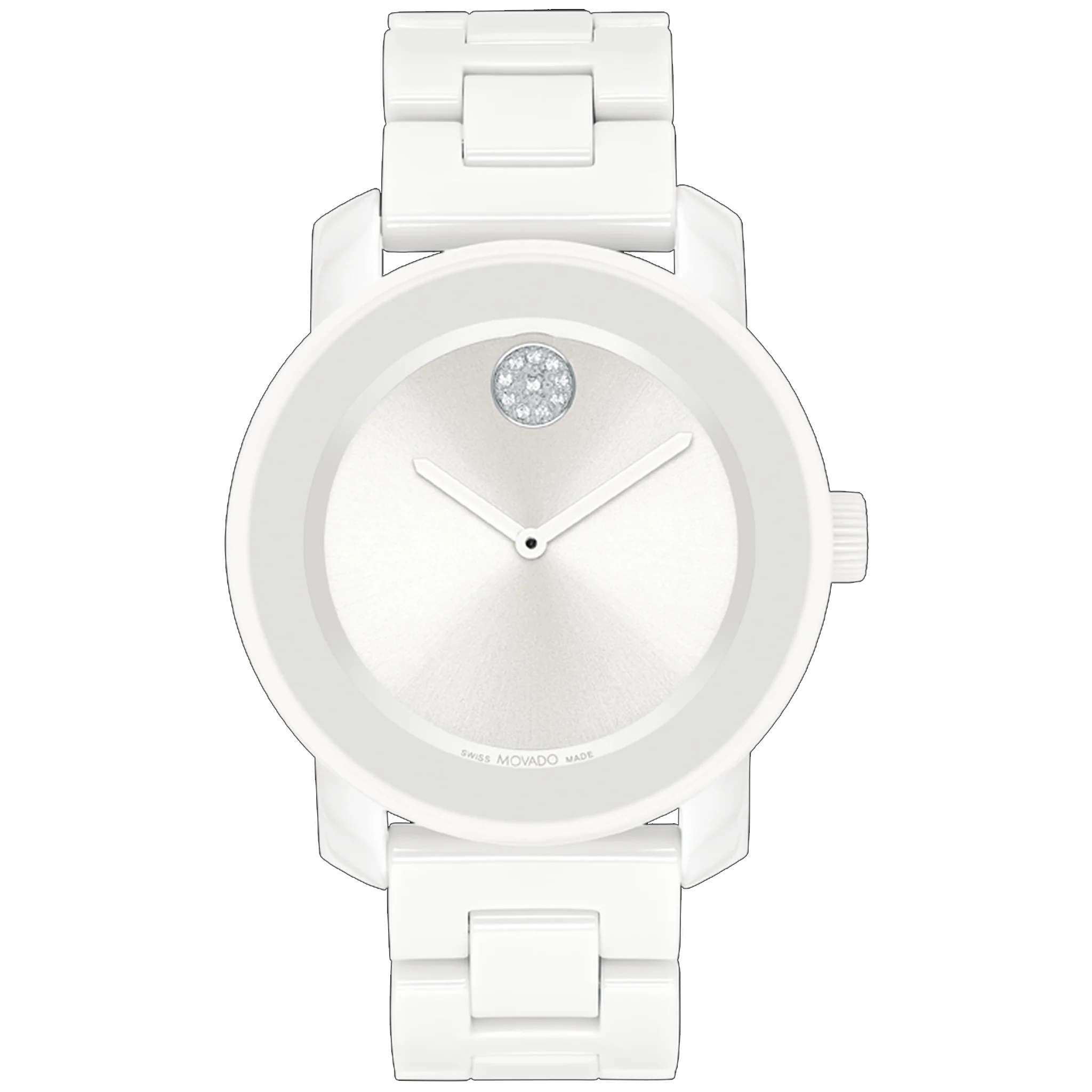 Movado Bold 36mm - White Ceramic