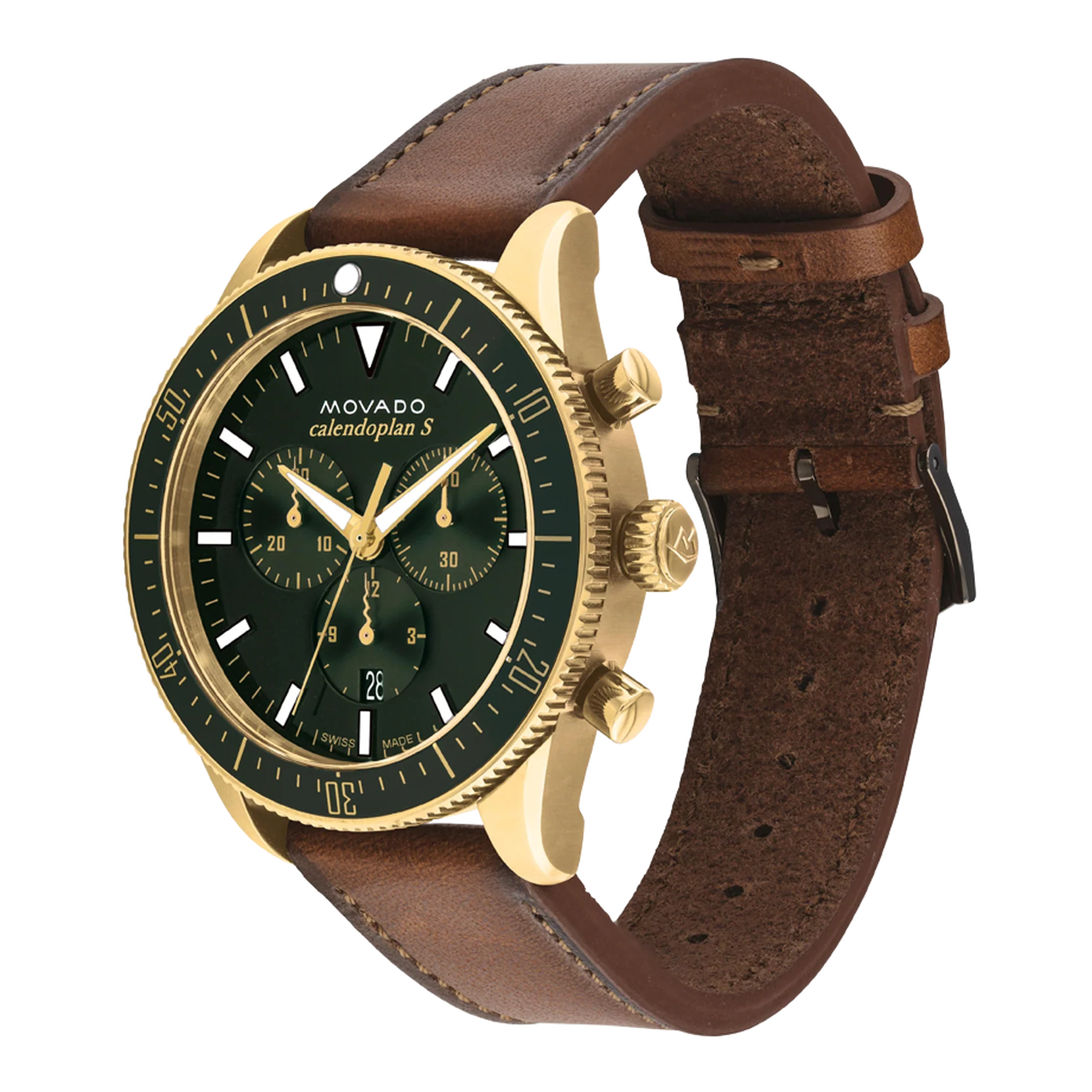 Movado Watch Heritage Series - 42mm Calendoplan S Chronograph - Image 2