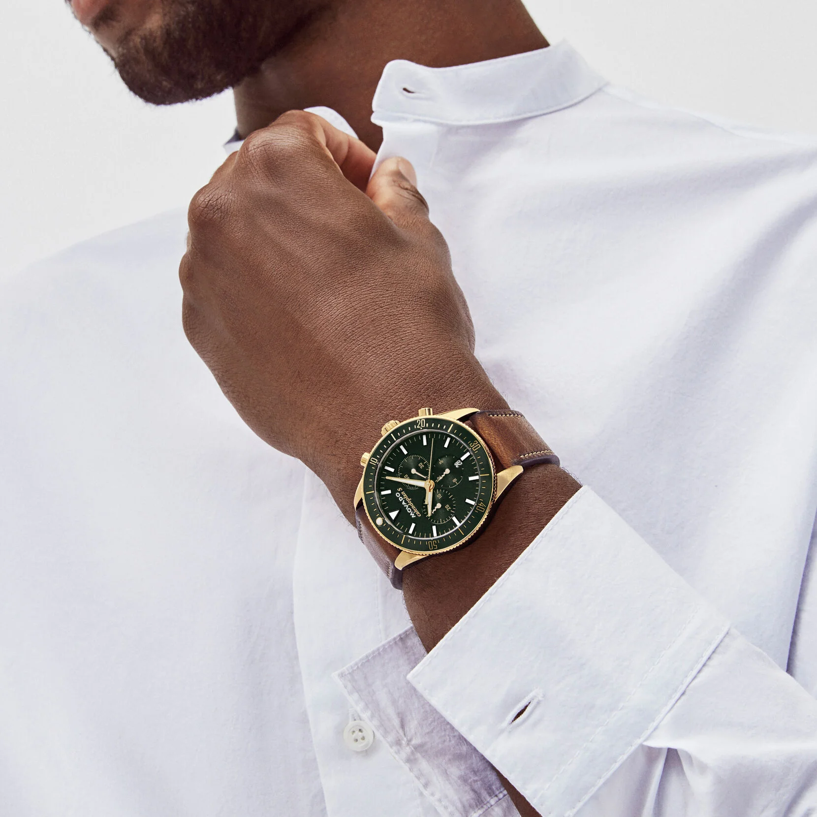 Movado Watch Heritage Series - 42mm Calendoplan S Chronograph - Image 4