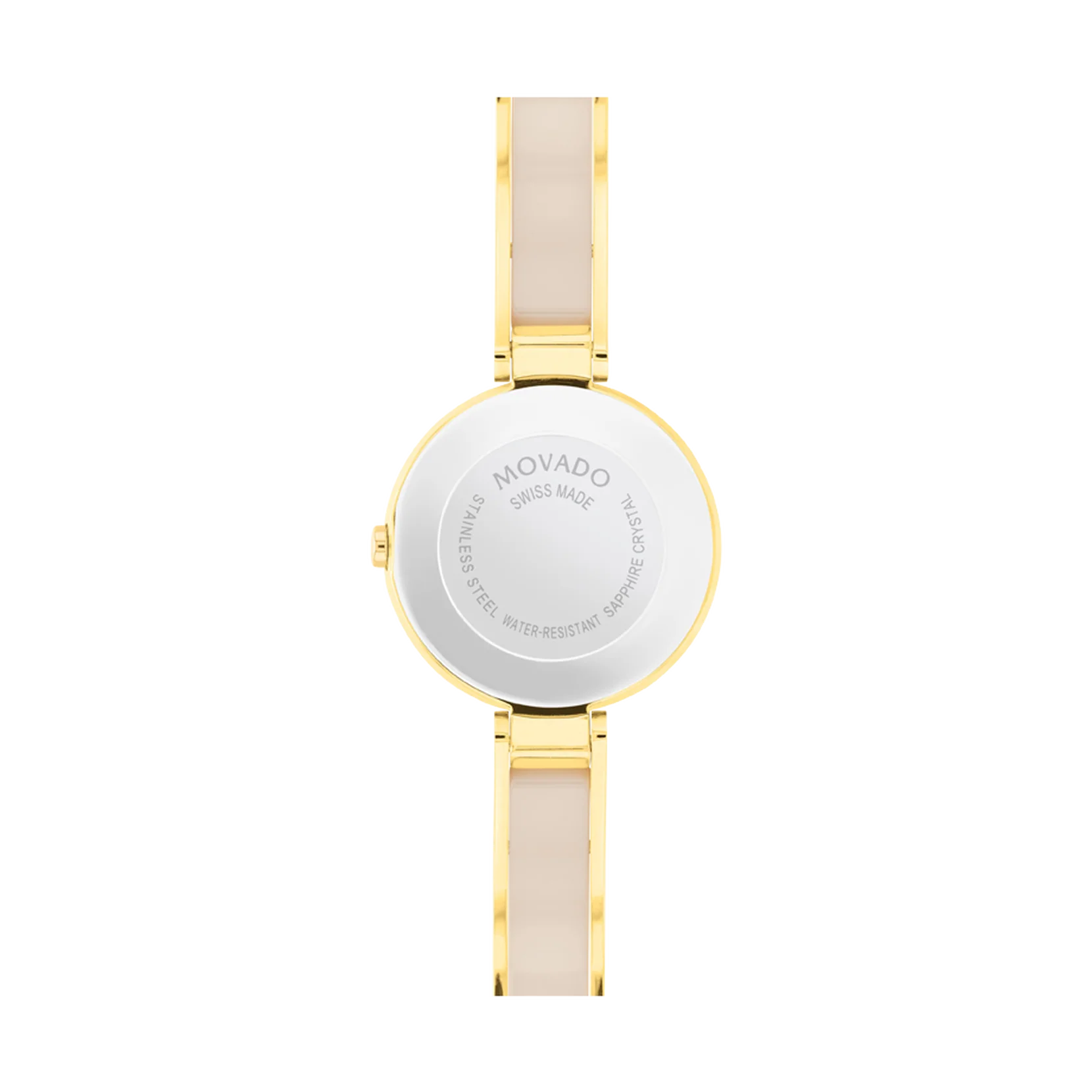 Movado Moda Bangle - Gold-Tone with Ceramic Inlay - Image 3