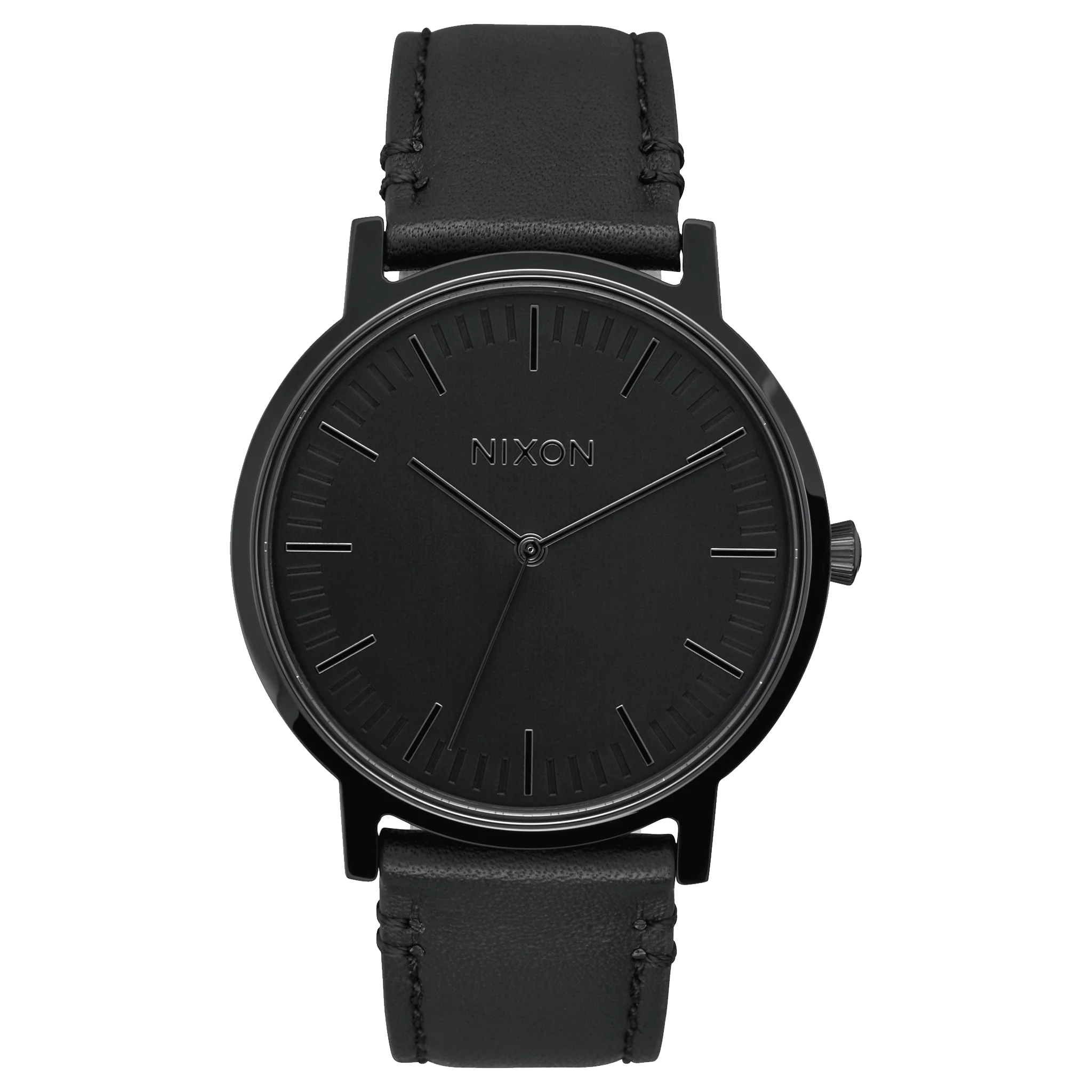 Nixon Watch - Porter 40mm Leather: All Black