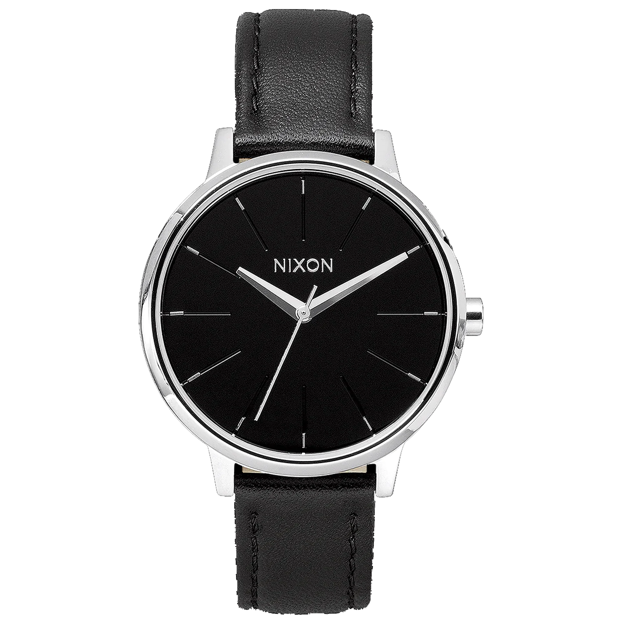 Nixon Watch Kensington Leather - Black