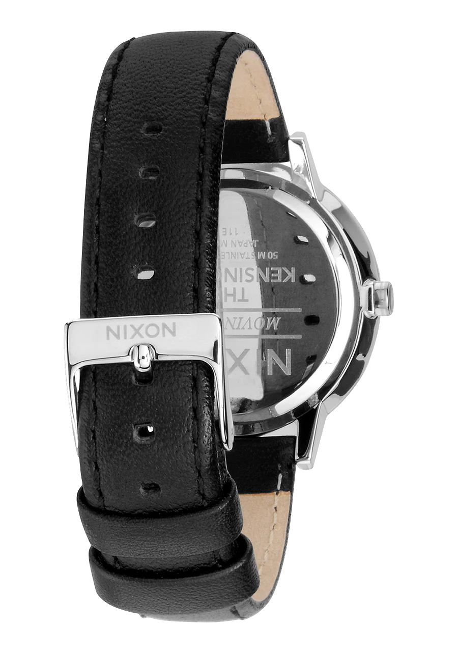 Nixon Watch Kensington Leather - Black - Image 3