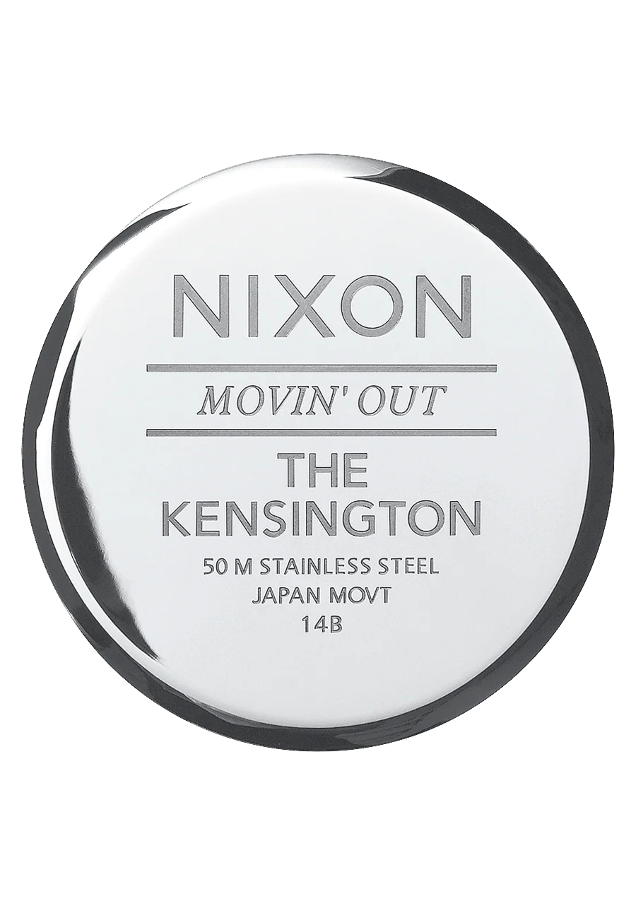 Nixon Watch Kensington Leather - Black - Image 4