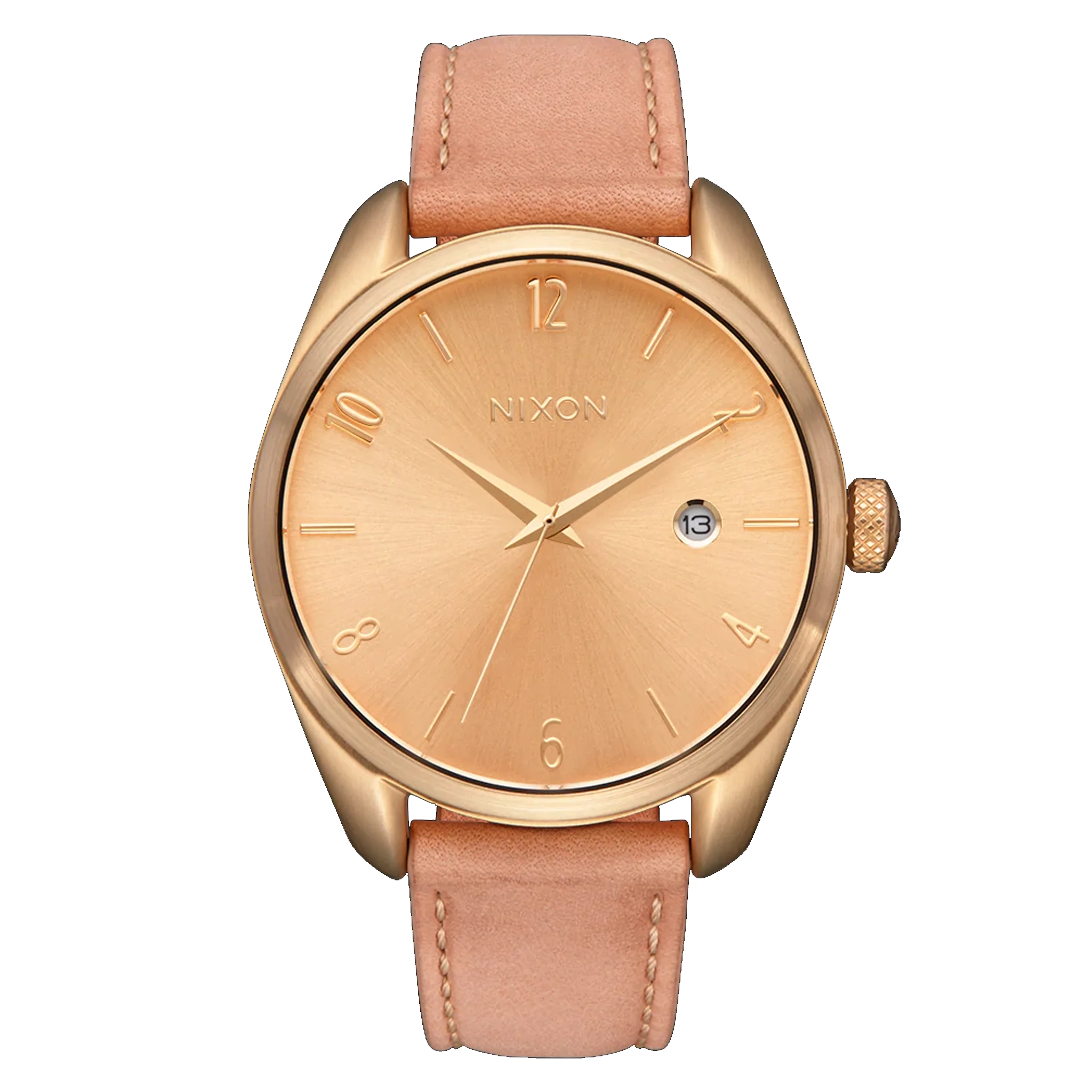 Nixon Thalia 38mm Leather - Light Gold/Tan