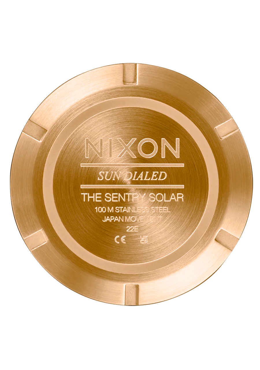 Nixon Sentry Solar - All Gold/Black - Image 5