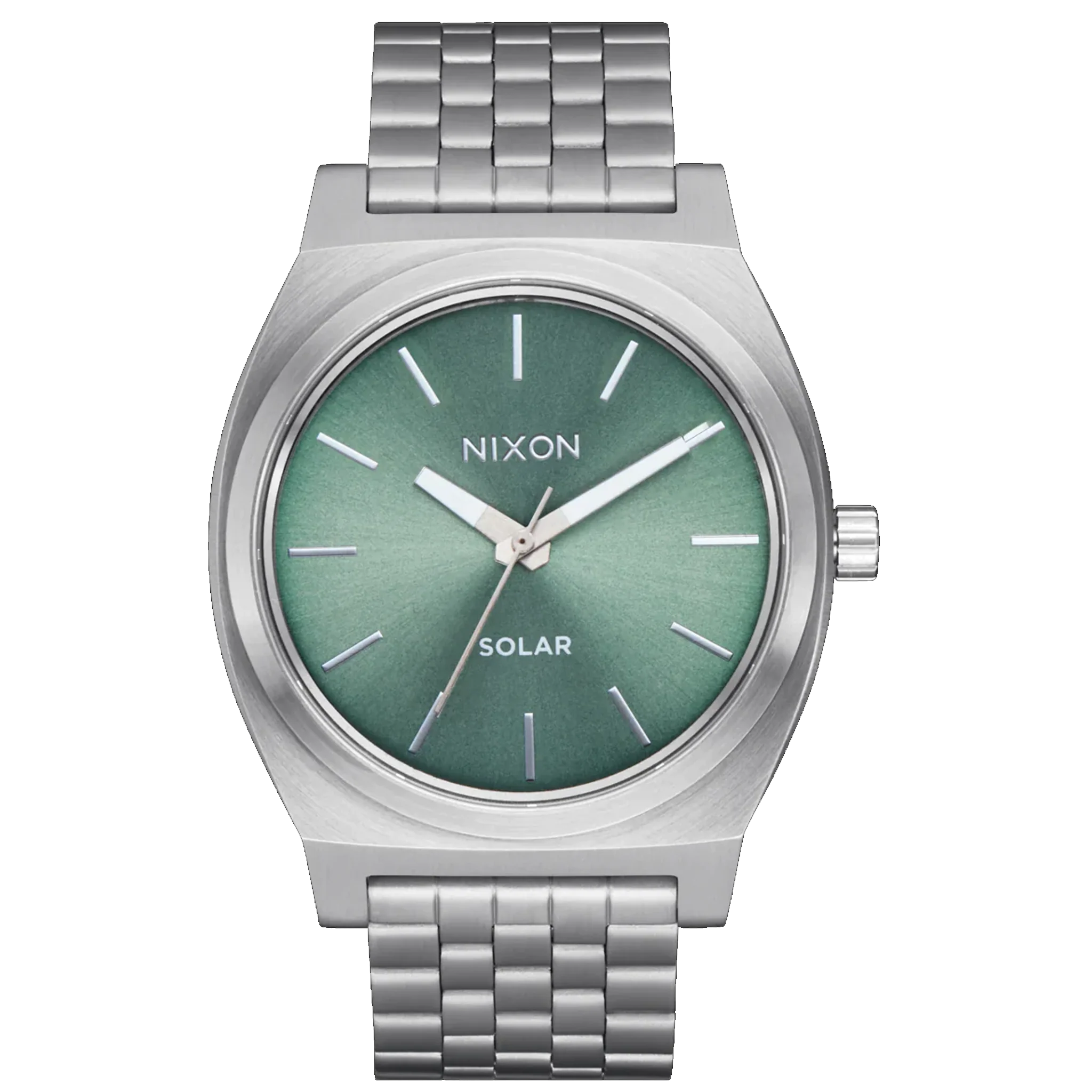 Nixon Watch Time Teller Solar - Silver/Jade Sunray