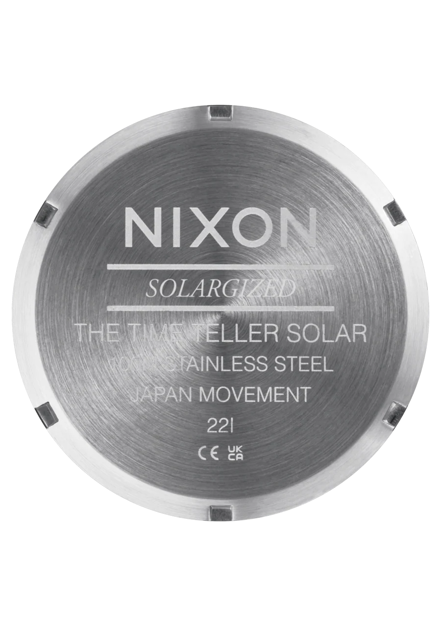 Nixon Watch Time Teller Solar - Silver/Rainbow - Image 5
