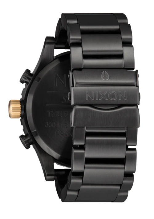 Nixon Watch 51-30 Chrono - Gunmetal/Blackberry/Gold - Image 4