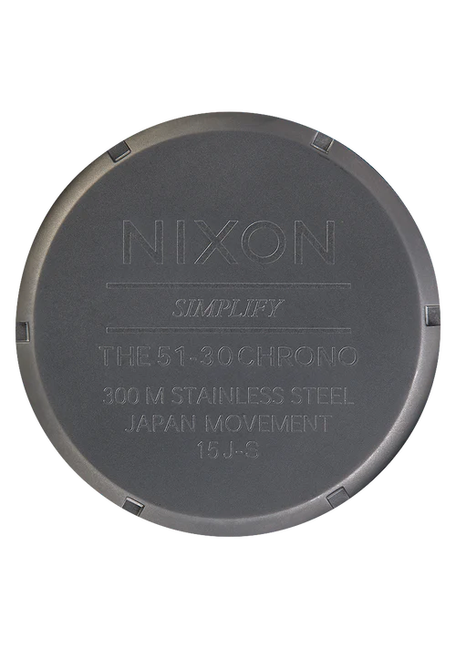 Nixon Watch 51-30 Chrono - Gunmetal/Blackberry/Gold - Image 5