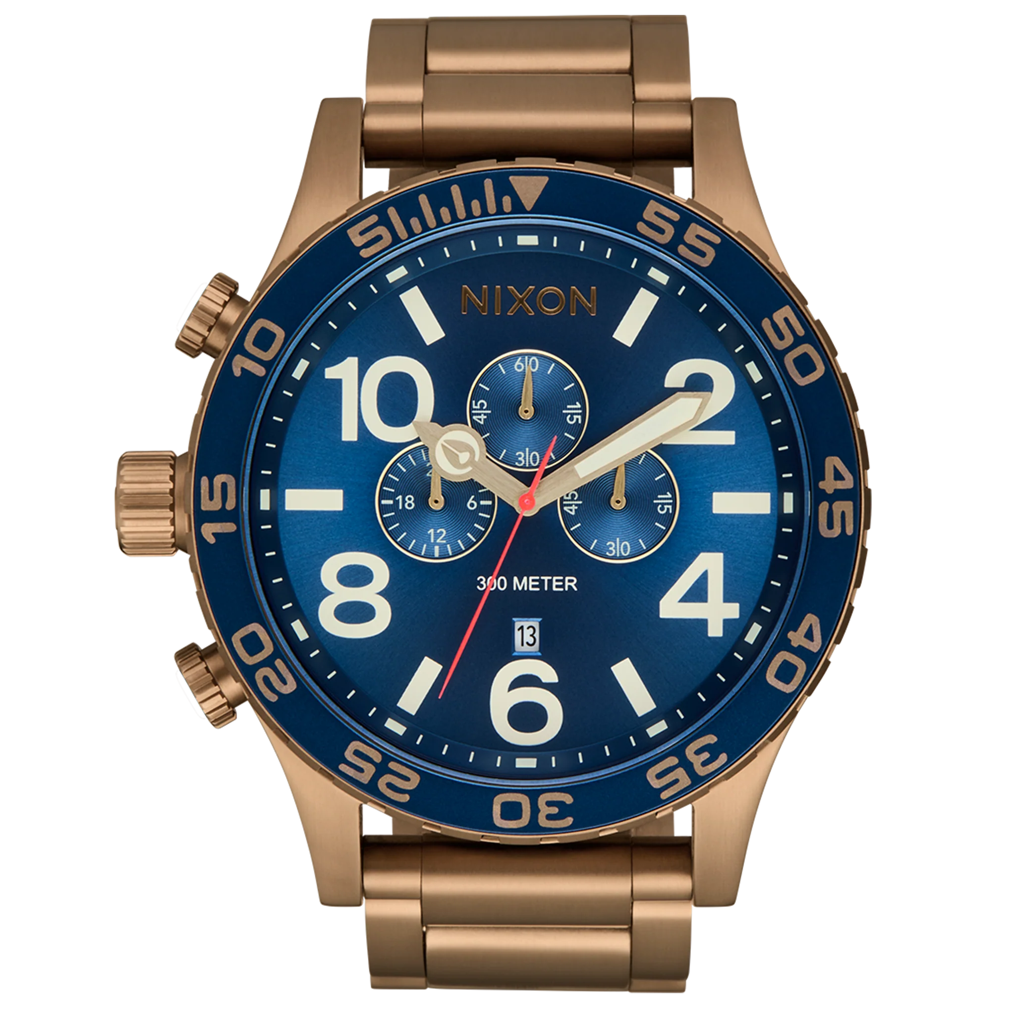Nixon Watch 51-30 Chrono - Desert Gold/Arles Blue