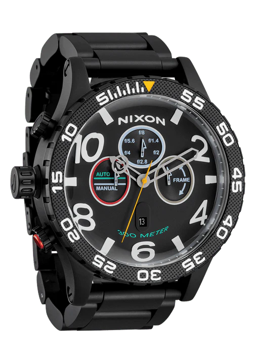 Nixon Watch 51-30 Chrono - Fisheye/Super Black/Black - Image 2