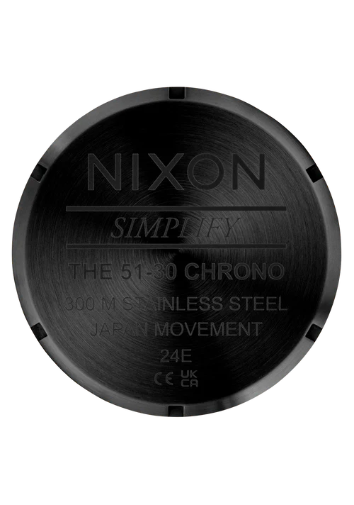 Nixon Watch 51-30 Chrono - Fisheye/Super Black/Black - Image 5