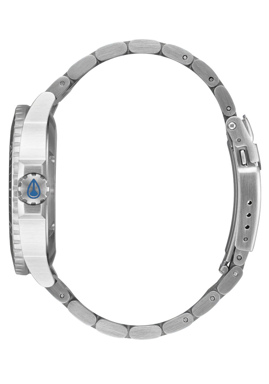 Nixon Watch Stinger 44 - Silver/Blue/Black - Image 3
