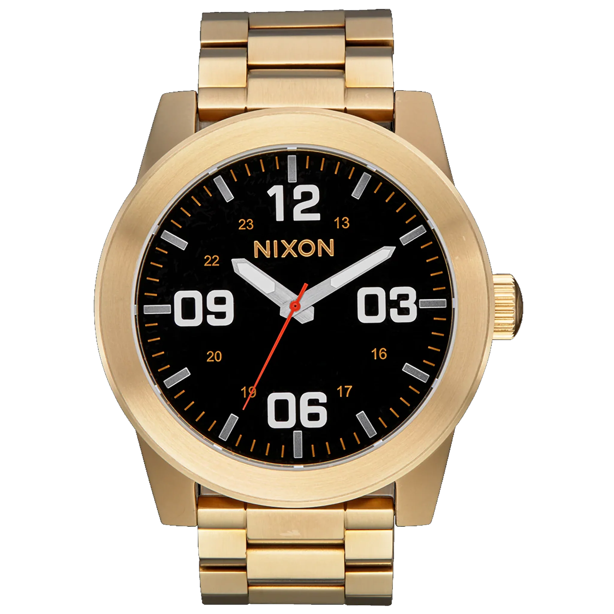 Nixon Corporal 48mm SS - Yellow Gold/Black