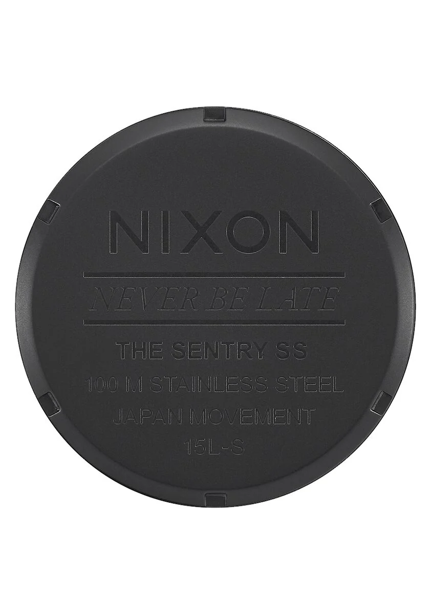 Nixon Sentry 42mm SS - Matte Black/Gold - Image 4