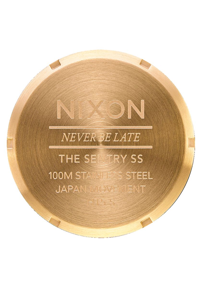 Nixon Sentry 42mm SS - Gold/Green Sunray - Image 4
