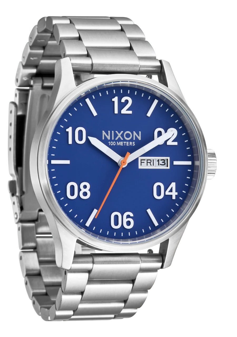 Nixon Sentry SS 42mm - Silver/Cobalt - Image 2