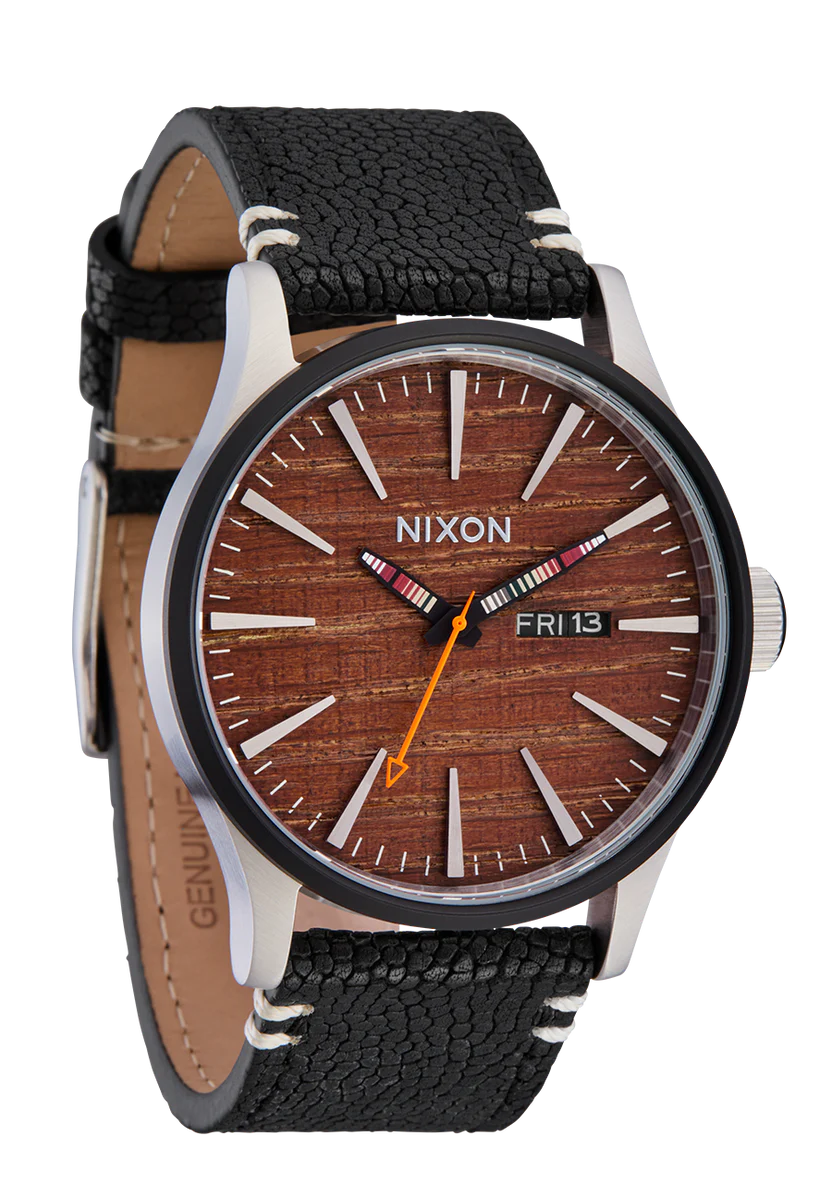 Nixon Sentry SS 42mm - Silver/Rosewood/Black - Image 2