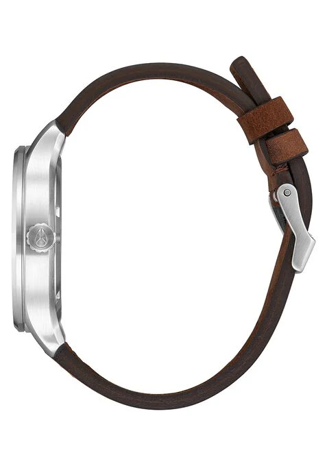 Nixon Watch - Patrol Leather: Silver/Brown - Image 2