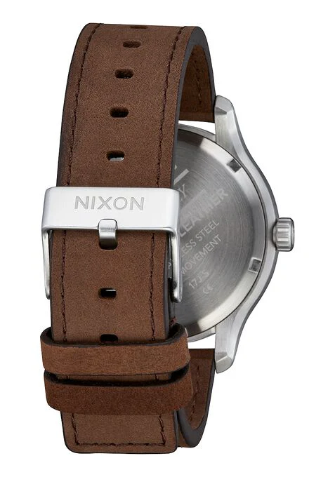 Nixon Watch - Patrol Leather: Silver/Brown - Image 3