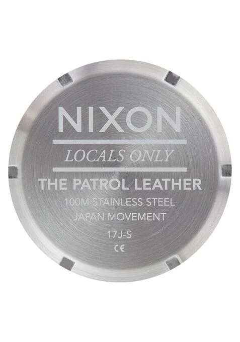 Nixon Watch - Patrol Leather: Silver/Brown - Image 4